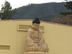 buddha on roof