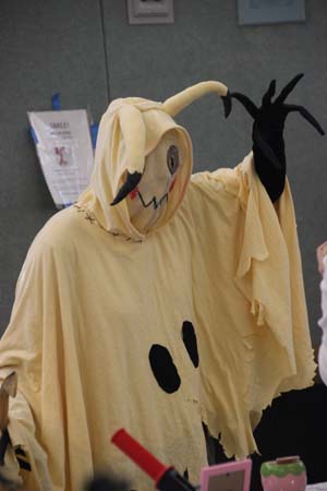 Person is anime costume of unknown monster