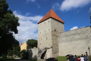 City walls and a watchtower.